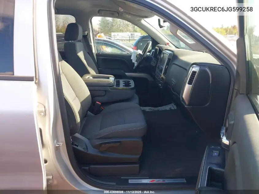 3GCUKREC6JG599258 2018 Chevrolet Silverado 1500 2Lt