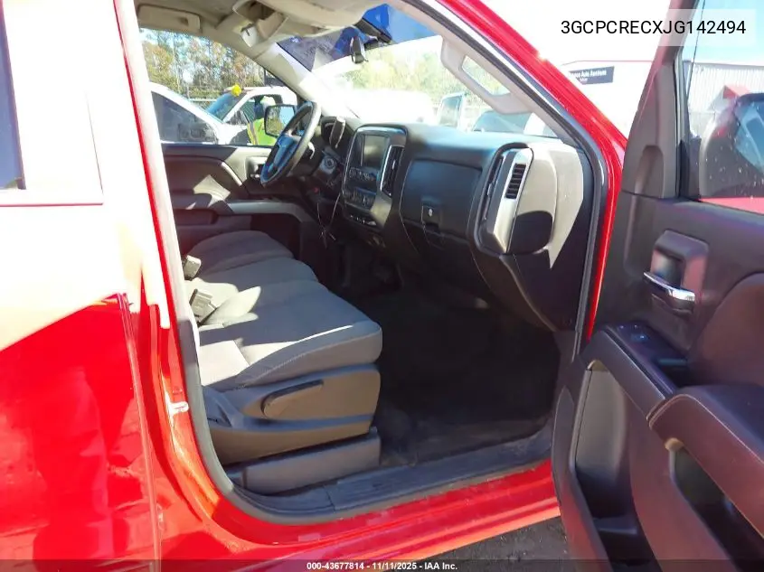 3GCPCRECXJG142494 2018 Chevrolet Silverado 1500 1Lt