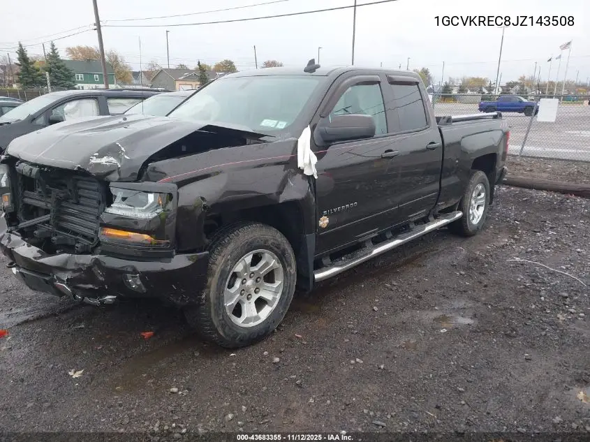 1GCVKREC8JZ143508 2018 Chevrolet Silverado 1500 2Lt
