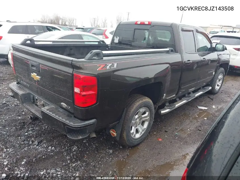 1GCVKREC8JZ143508 2018 Chevrolet Silverado 1500 2Lt