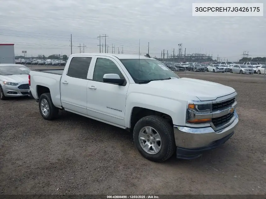 3GCPCREH7JG426175 2018 Chevrolet Silverado 1500 1Lt