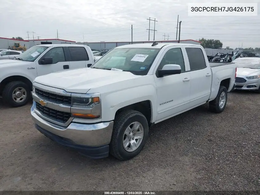 3GCPCREH7JG426175 2018 Chevrolet Silverado 1500 1Lt