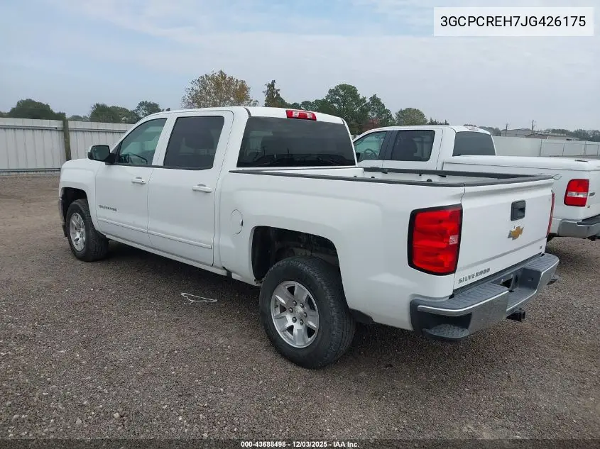 3GCPCREH7JG426175 2018 Chevrolet Silverado 1500 1Lt