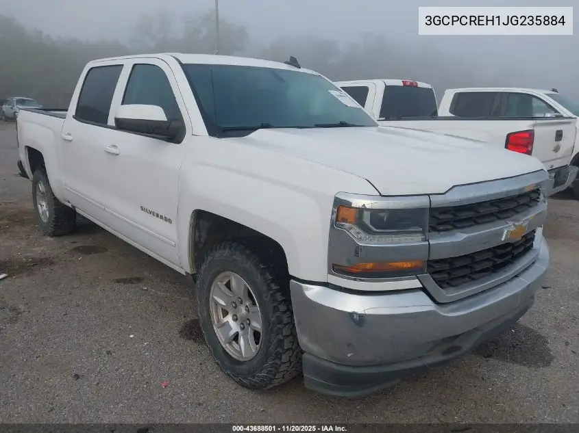 3GCPCREH1JG235884 2018 Chevrolet Silverado 1500 1Lt
