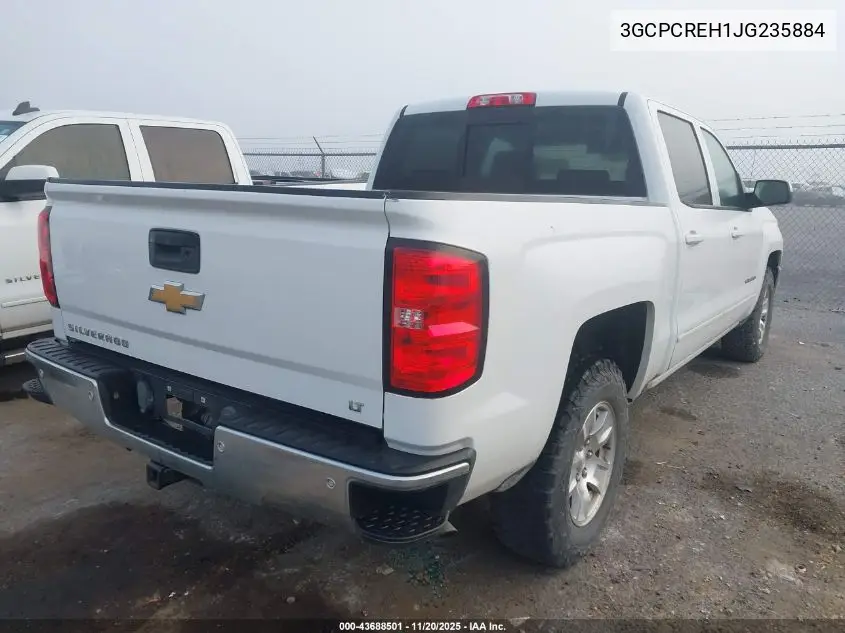 3GCPCREH1JG235884 2018 Chevrolet Silverado 1500 1Lt