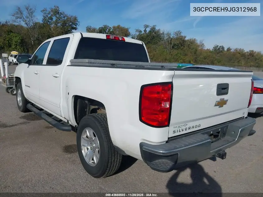 3GCPCREH9JG312968 2018 Chevrolet Silverado 1500 1Lt