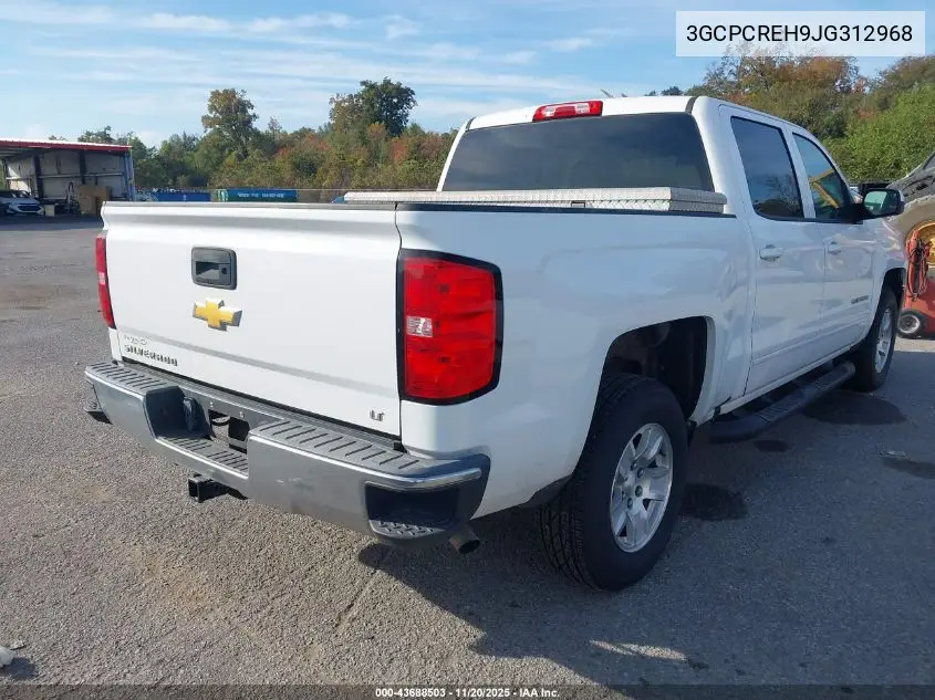 3GCPCREH9JG312968 2018 Chevrolet Silverado 1500 1Lt