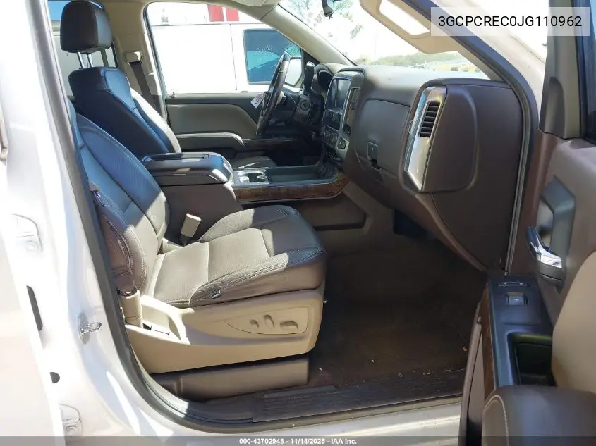 3GCPCREC0JG110962 2018 Chevrolet Silverado 1500 1Lt