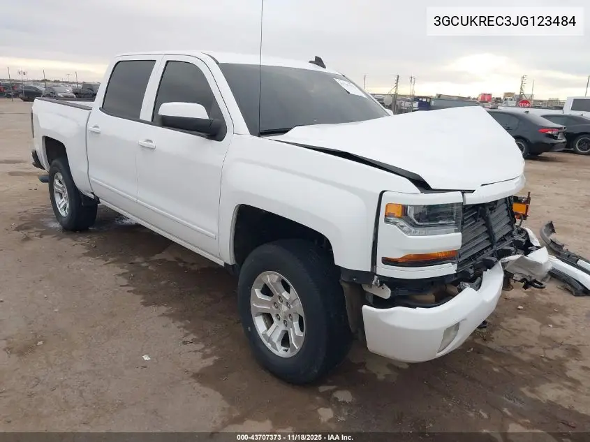 3GCUKREC3JG123484 2018 Chevrolet Silverado 1500 2Lt