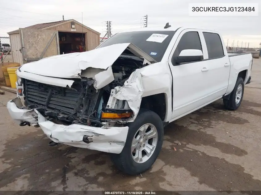 3GCUKREC3JG123484 2018 Chevrolet Silverado 1500 2Lt