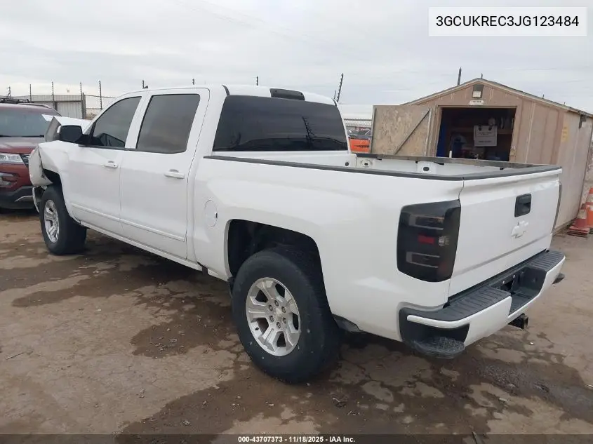 3GCUKREC3JG123484 2018 Chevrolet Silverado 1500 2Lt