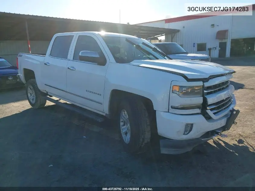 3GCUKSEC7JG174283 2018 Chevrolet Silverado 1500 2Lz