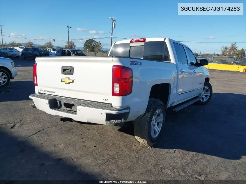 3GCUKSEC7JG174283 2018 Chevrolet Silverado 1500 2Lz