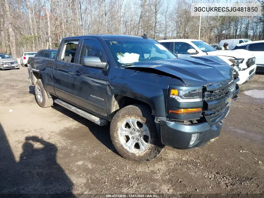 3GCUKREC5JG481850 2018 Chevrolet Silverado 1500 2Lt