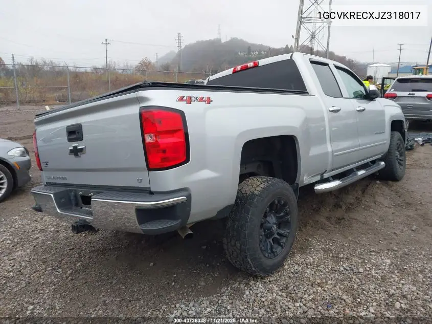 1GCVKRECXJZ318017 2018 Chevrolet Silverado 1500 1Lt