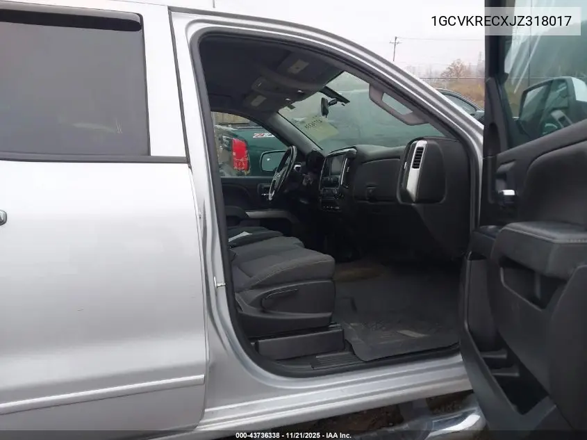 1GCVKRECXJZ318017 2018 Chevrolet Silverado 1500 1Lt