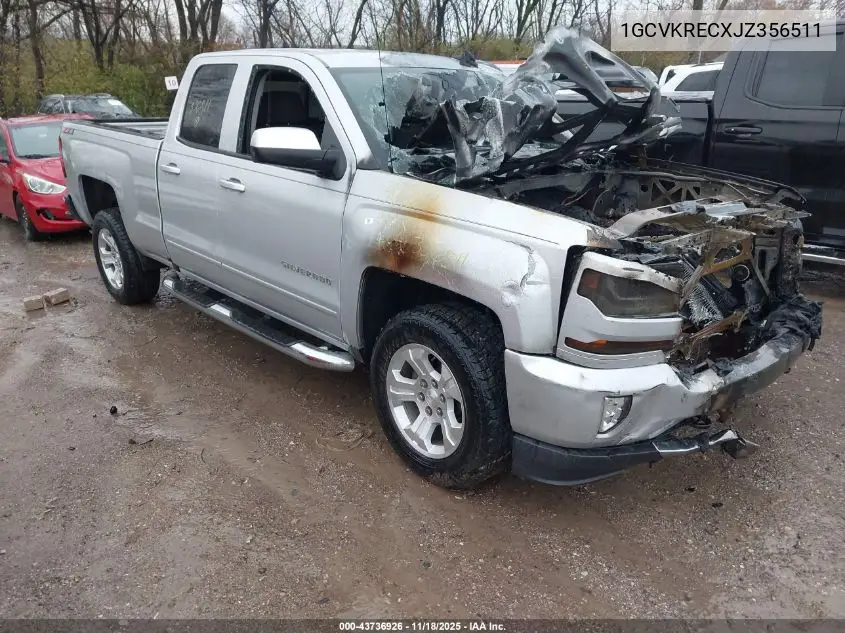 1GCVKRECXJZ356511 2018 Chevrolet Silverado 1500 2Lt
