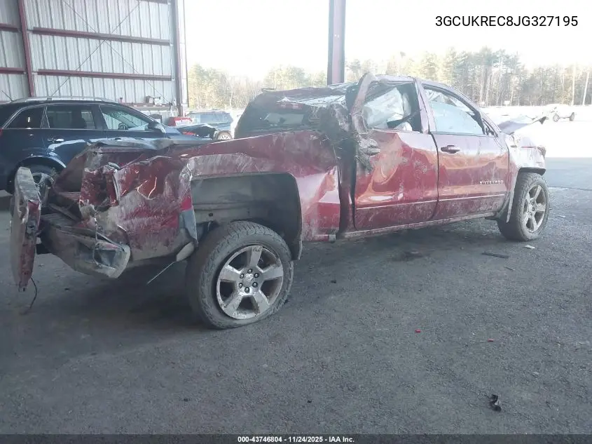 3GCUKREC8JG327195 2018 Chevrolet Silverado 1500 2Lt
