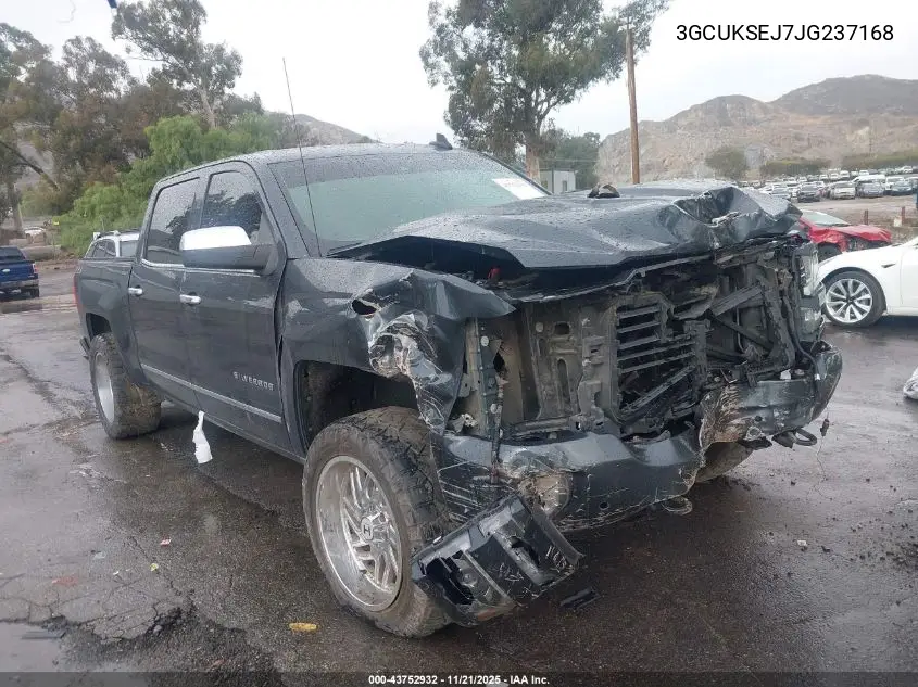 3GCUKSEJ7JG237168 2018 Chevrolet Silverado 1500 2Lz