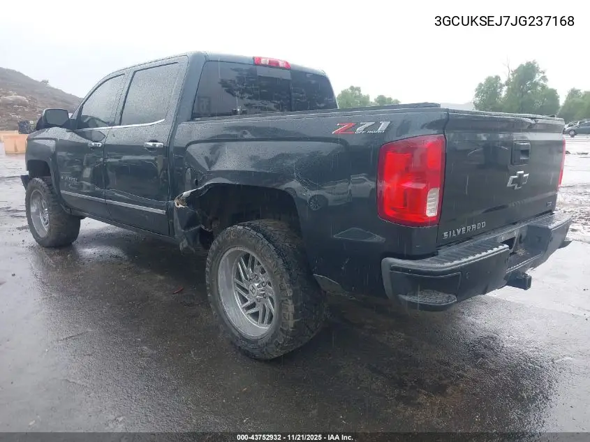 3GCUKSEJ7JG237168 2018 Chevrolet Silverado 1500 2Lz