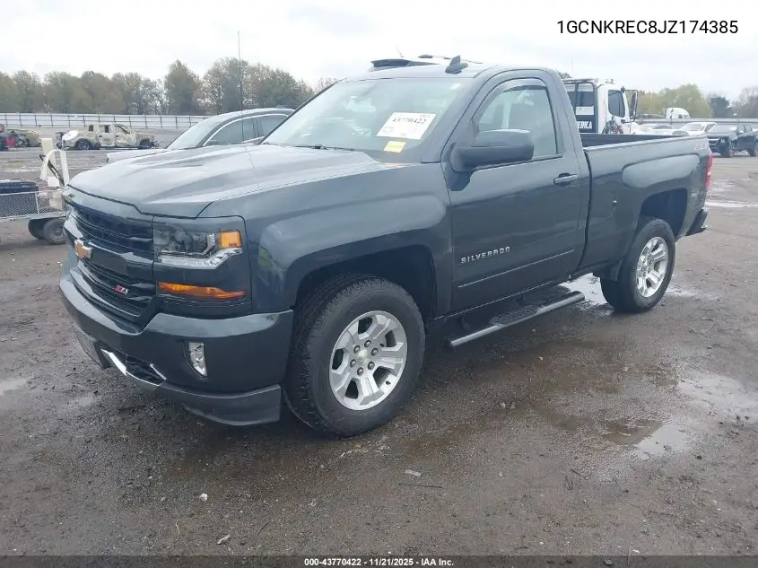 1GCNKREC8JZ174385 2018 Chevrolet Silverado 1500 2Lt