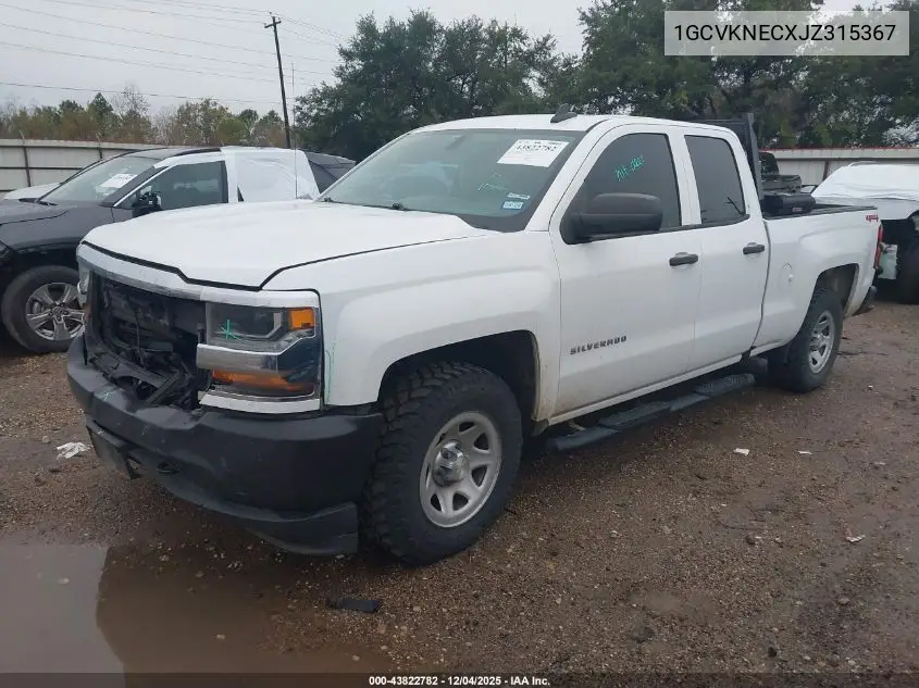 1GCVKNECXJZ315367 2018 Chevrolet Silverado 1500 Wt