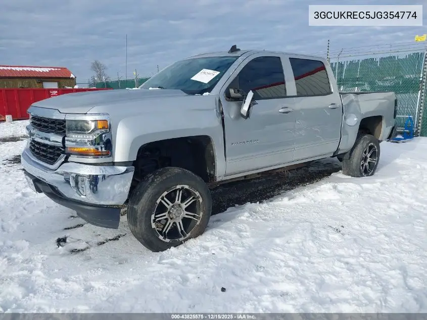 3GCUKREC5JG354774 2018 Chevrolet Silverado 1500 1Lt