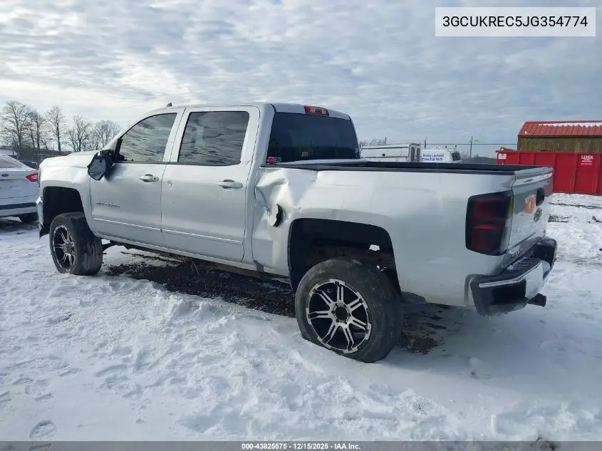 3GCUKREC5JG354774 2018 Chevrolet Silverado 1500 1Lt