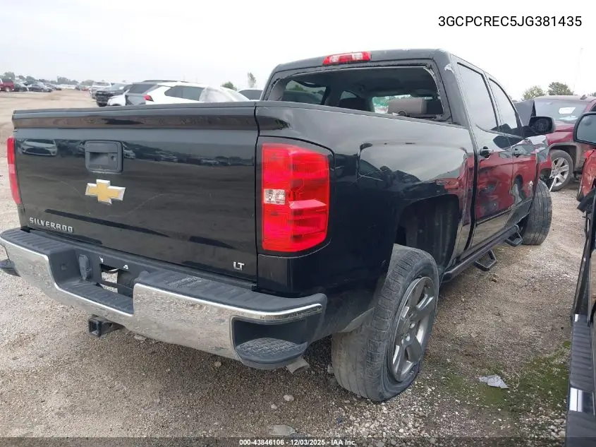 3GCPCREC5JG381435 2018 Chevrolet Silverado 1500 1Lt