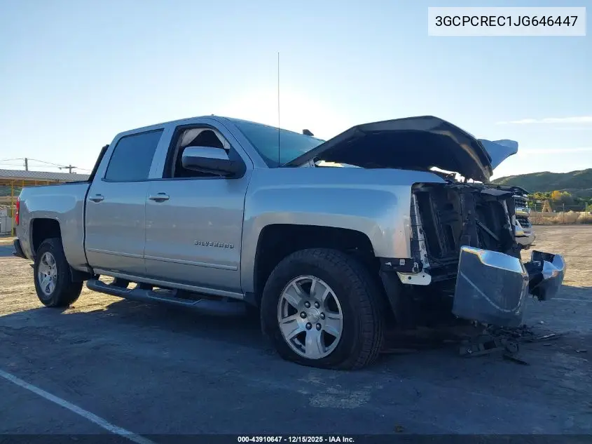 3GCPCREC1JG646447 2018 Chevrolet Silverado 1500 1Lt
