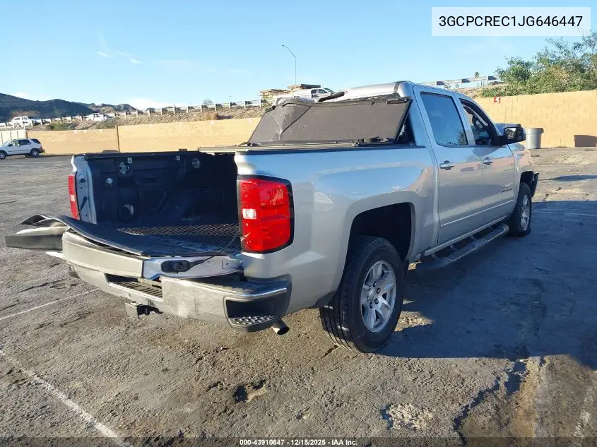 3GCPCREC1JG646447 2018 Chevrolet Silverado 1500 1Lt
