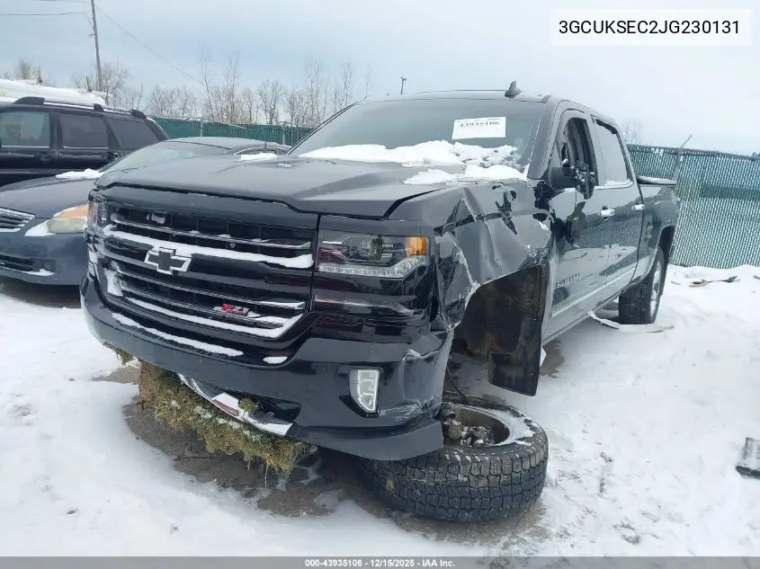 3GCUKSEC2JG230131 2018 Chevrolet Silverado 1500 2Lz