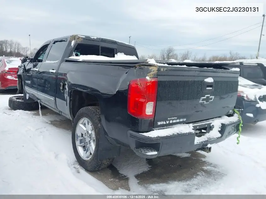 3GCUKSEC2JG230131 2018 Chevrolet Silverado 1500 2Lz