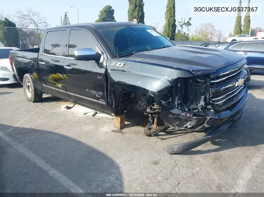 3GCUKSECXJG537367 2018 Chevrolet Silverado 1500 2Lz
