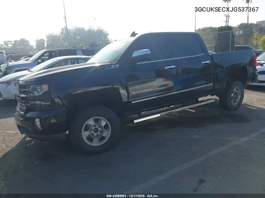 3GCUKSECXJG537367 2018 Chevrolet Silverado 1500 2Lz