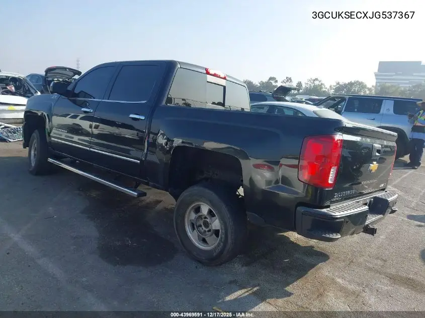 3GCUKSECXJG537367 2018 Chevrolet Silverado 1500 2Lz