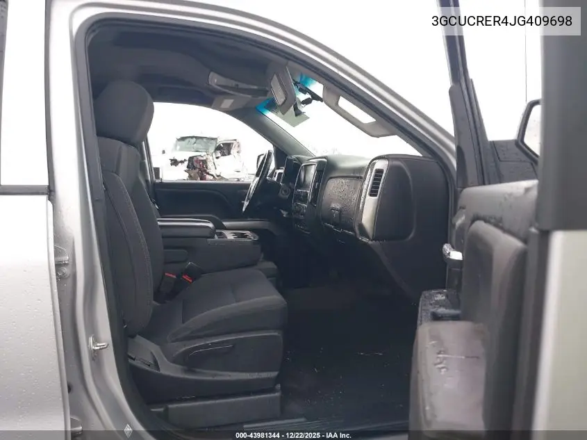 3GCUCRER4JG409698 2018 Chevrolet Silverado 1500 1Lt