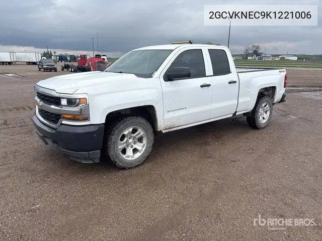2GCVKNEC9K1221006 2019 Chevrolet Silverado 1500 2019 Chevrolet Silverado 1500 4X4 Extended Cab Pickup