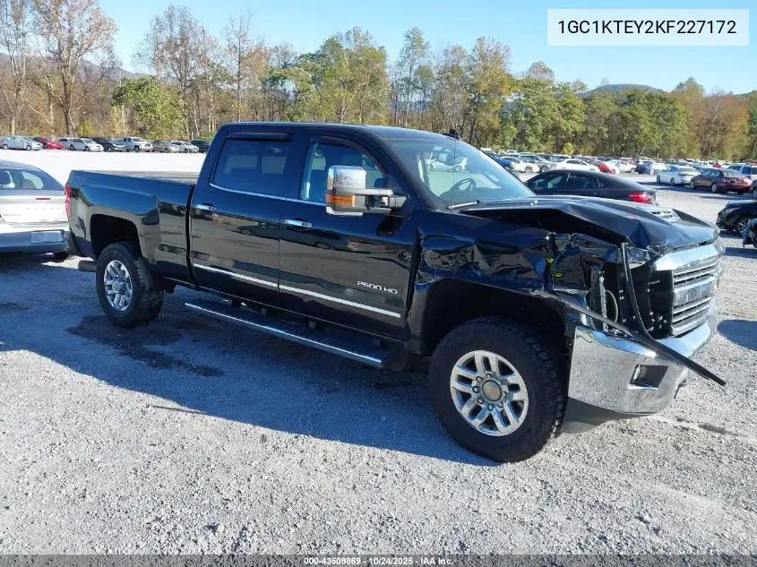 1GC1KTEY2KF227172 2019 Chevrolet Silverado 2500Hd Ltz