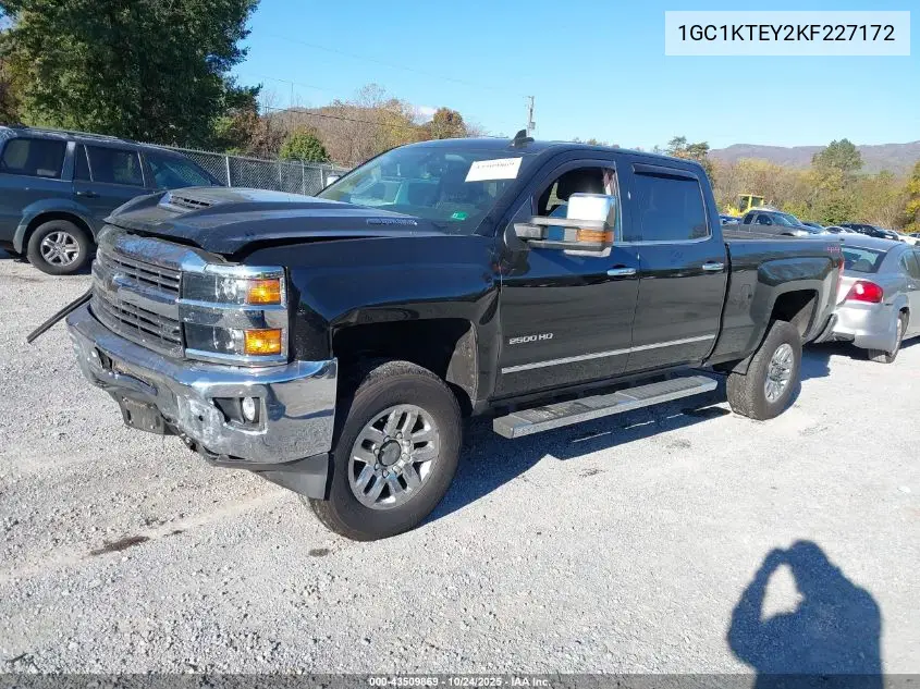 1GC1KTEY2KF227172 2019 Chevrolet Silverado 2500Hd Ltz