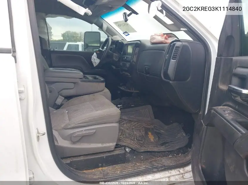 2GC2KREG3K1114840 2019 Chevrolet Silverado 2500Hd Wt