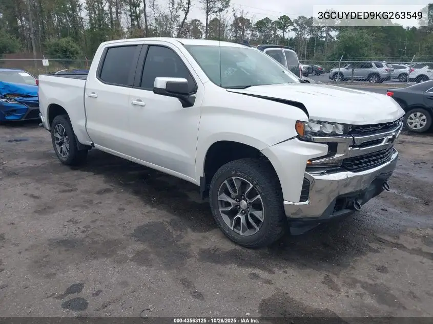 3GCUYDED9KG263549 2019 Chevrolet Silverado 1500 Lt