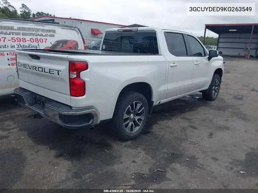 3GCUYDED9KG263549 2019 Chevrolet Silverado 1500 Lt