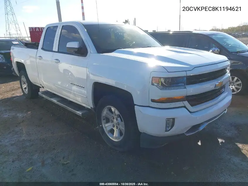 2GCVKPEC8K1194621 2019 Chevrolet Silverado 1500 Ld Lt