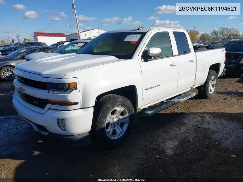 2GCVKPEC8K1194621 2019 Chevrolet Silverado 1500 Ld Lt