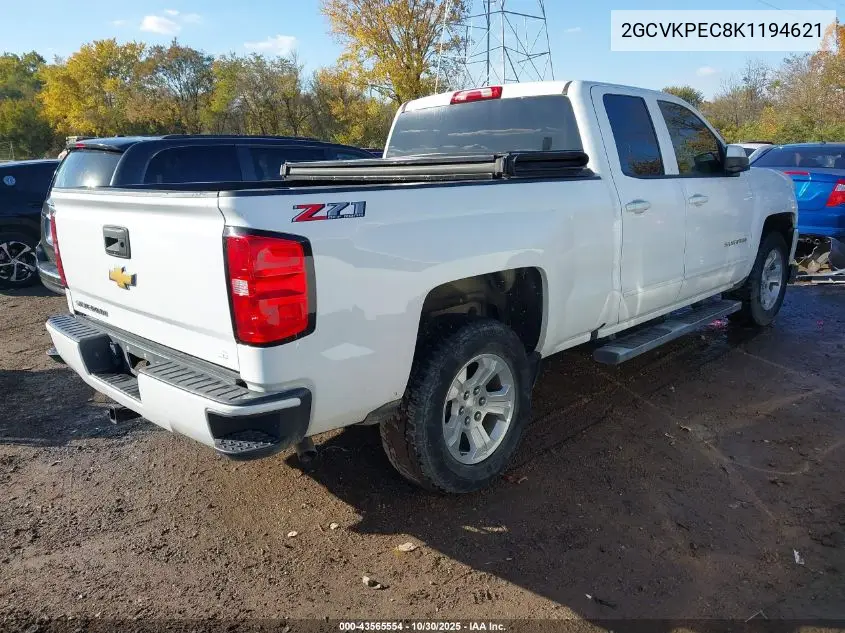 2GCVKPEC8K1194621 2019 Chevrolet Silverado 1500 Ld Lt
