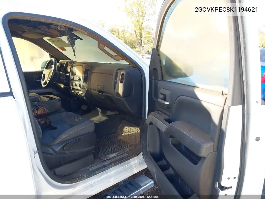 2GCVKPEC8K1194621 2019 Chevrolet Silverado 1500 Ld Lt