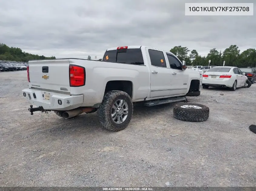 1GC1KUEY7KF275708 2019 Chevrolet Silverado 2500Hd High Country