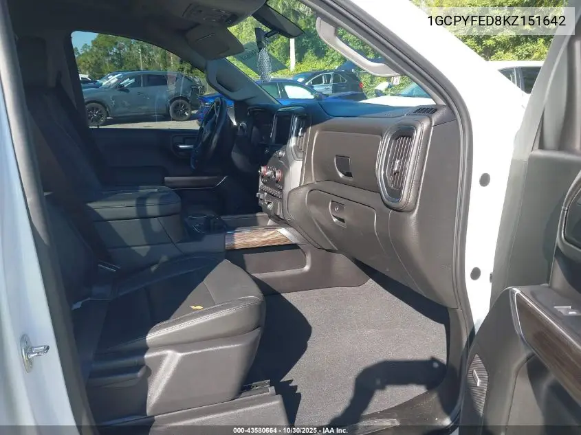 1GCPYFED8KZ151642 2019 Chevrolet Silverado 1500 Lt Trail Boss