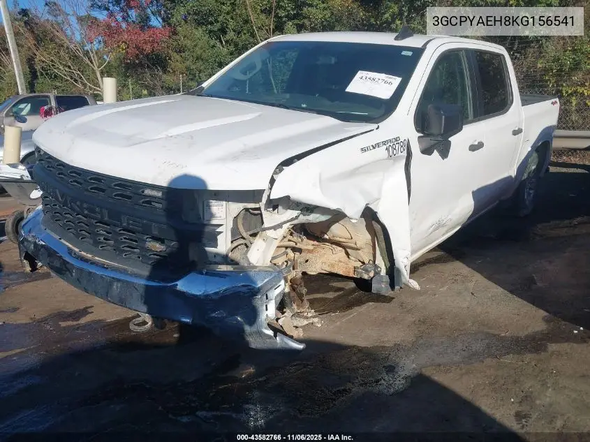3GCPYAEH8KG156541 2019 Chevrolet Silverado 1500 Work Truck